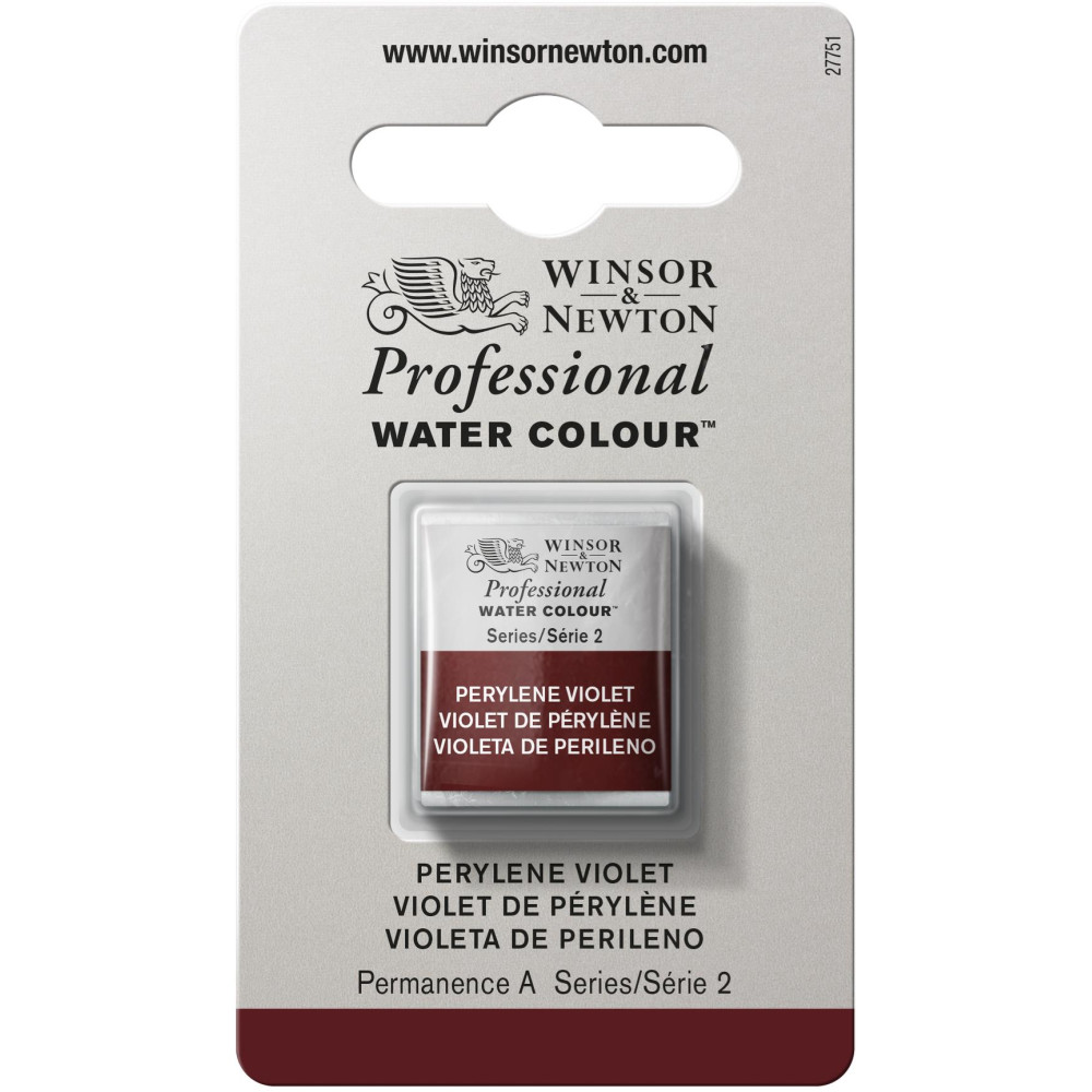 Farba akwarelowa Professional w półkostce - Winsor & Newton - Perylene Violet