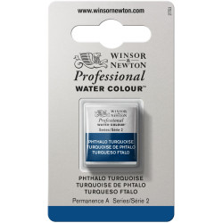Professional Watercolor half-pan - Winsor & Newton - Phthalo Turquoise