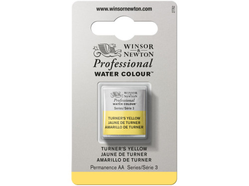 Farba akwarelowa Professional w półkostce - Winsor & Newton - Turner's Yellow