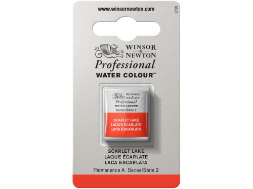 Professional Watercolor half-pan - Winsor & Newton - Scarlet Lake