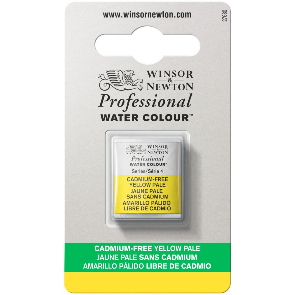 Farba akwarelowa Professional w półkostce - Winsor & Newton - Cadmium Free Lemon Pale