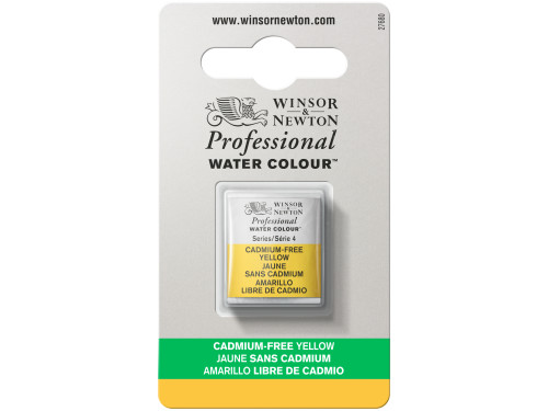 Farba akwarelowa Professional w półkostce - Winsor & Newton - Cadmium Free Yellow