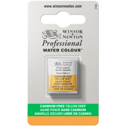 Farba akwarelowa Professional w półkostce - Winsor & Newton - Cadmium Free Yellow Deep