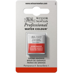 Professional Watercolor half-pan - Winsor & Newton - Brown Madder