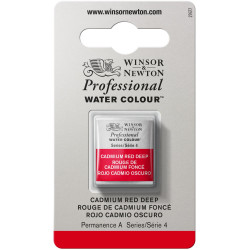 Professional Watercolor half-pan - Winsor & Newton - Cadmium Red Deep