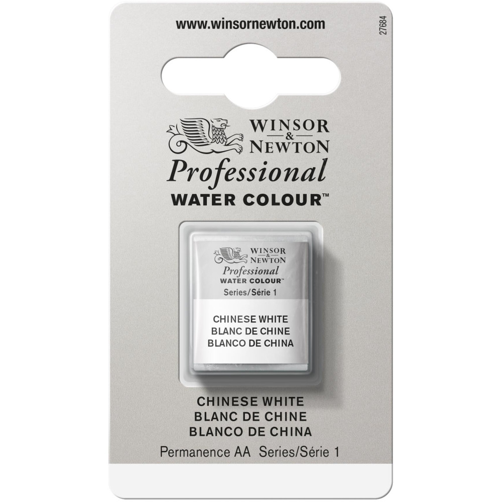 Professional Watercolor half-pan - Winsor & Newton - Chinese White