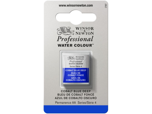 Professional Watercolor half-pan - Winsor & Newton - Cobalt Blue Deep