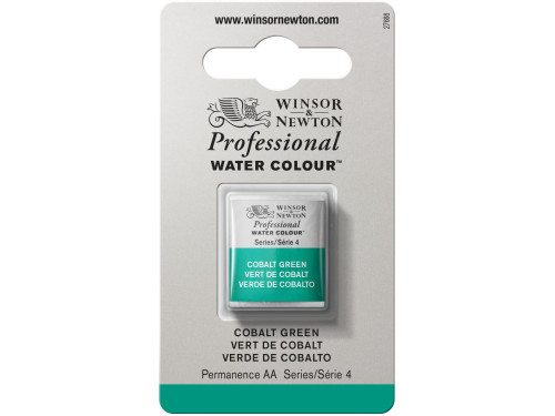Farba akwarelowa Professional w półkostce - Winsor & Newton - Cobalt Green