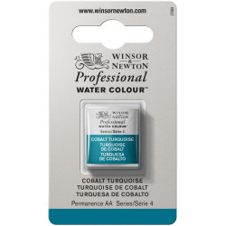 Farba akwarelowa Professional w półkostce - Winsor & Newton - Cobalt Turquoise