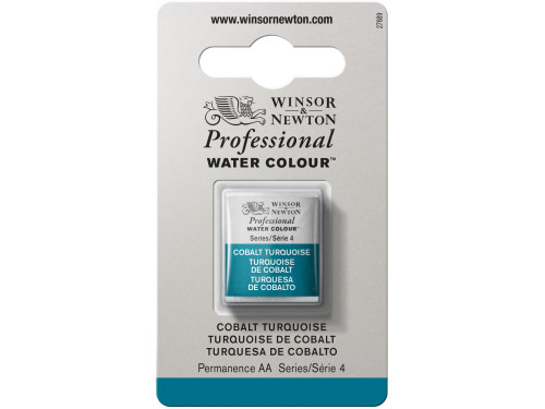 Professional Watercolor half-pan - Winsor & Newton - Cobalt Turquoise
