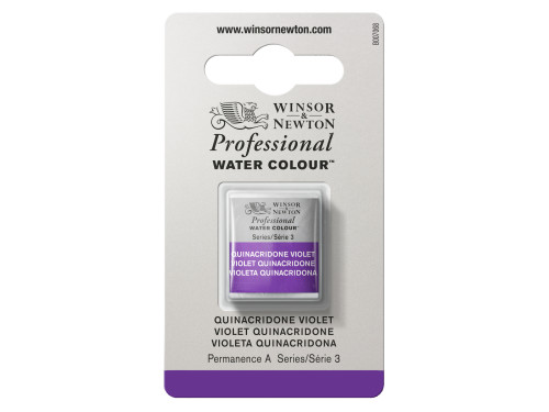 Farba akwarelowa Professional w półkostce - Winsor & Newton - Quinacridone Violet