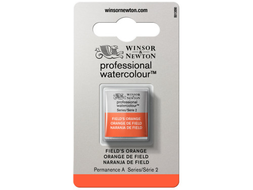 Professional Watercolor half-pan - Winsor & Newton - Fields’s Orange