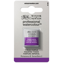 Professional Watercolor half-pan - Winsor & Newton - Tyrian Purple