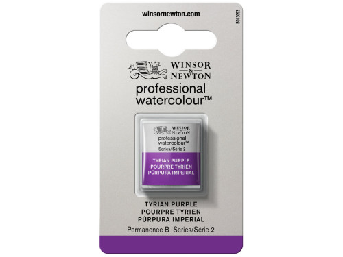 Professional Watercolor half-pan - Winsor & Newton - Tyrian Purple