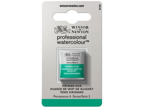 Farba akwarelowa Professional w półkostce - Winsor & Newton - Viridian Hue