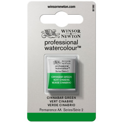 Professional Watercolor half-pan - Winsor & Newton - Cinnabar Green
