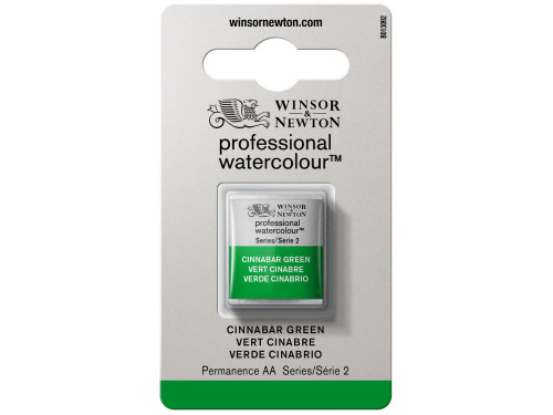 Professional Watercolor half-pan - Winsor & Newton - Cinnabar Green