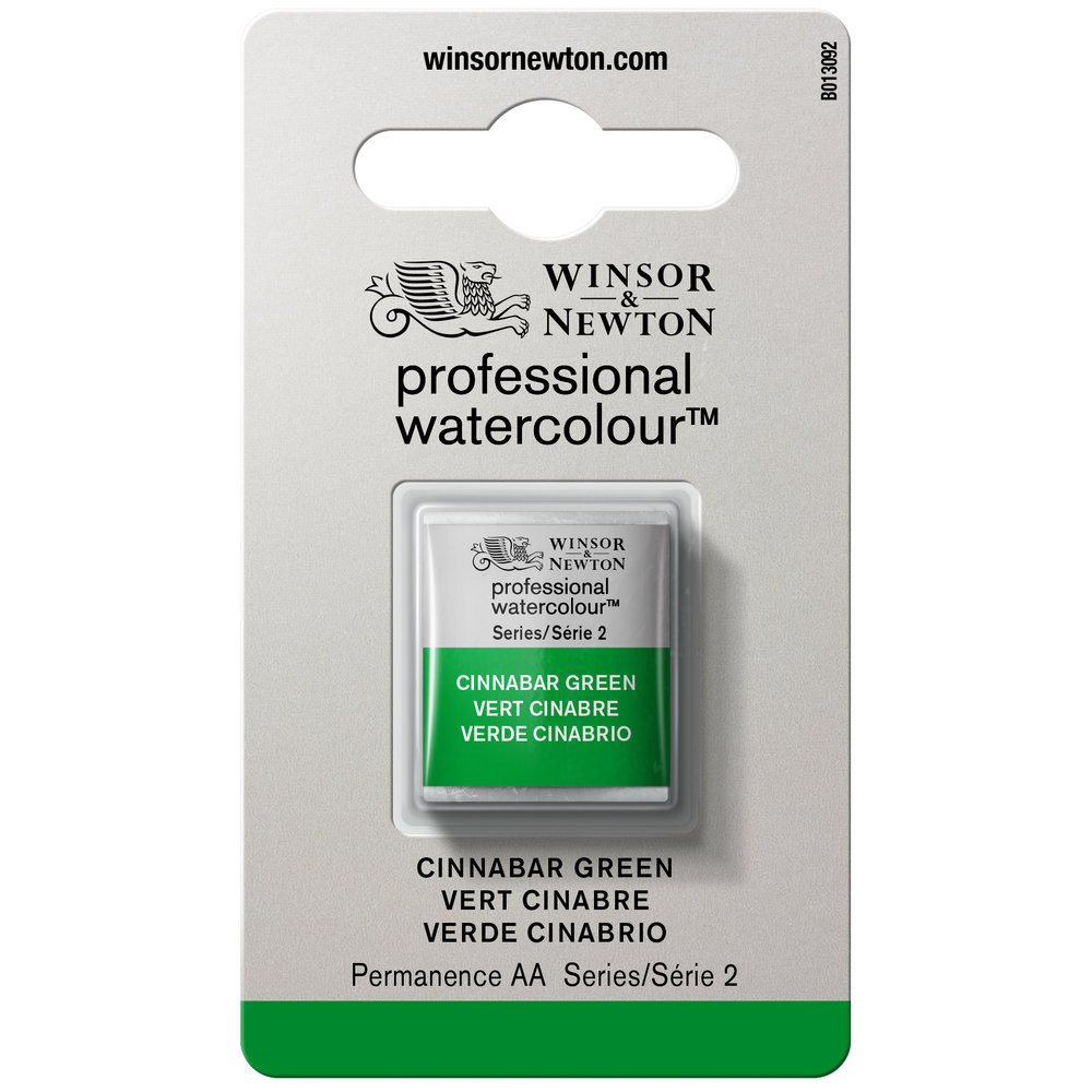 Professional Watercolor half-pan - Winsor & Newton - Cinnabar Green