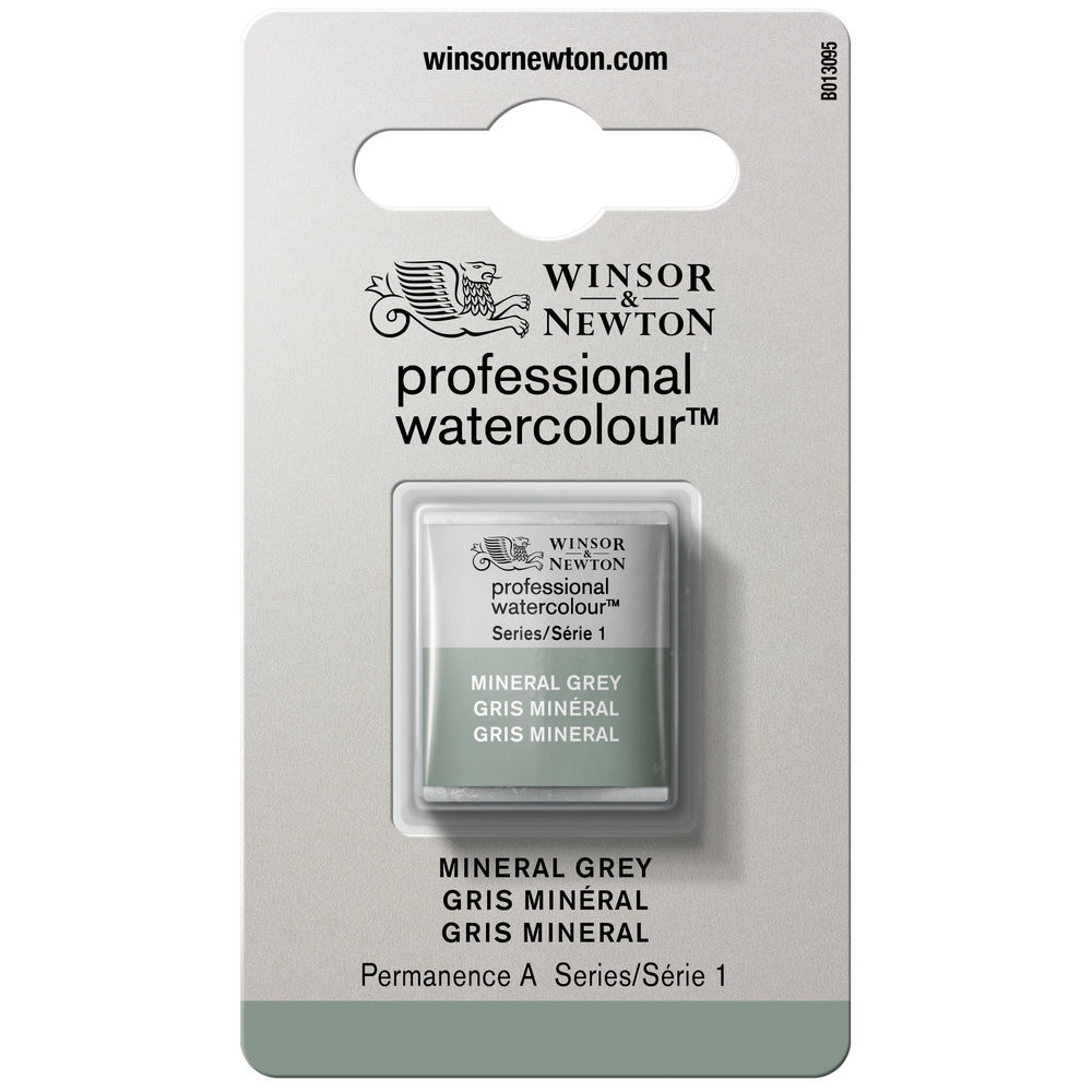 Professional Watercolor half-pan - Winsor & Newton - Mineral Grey