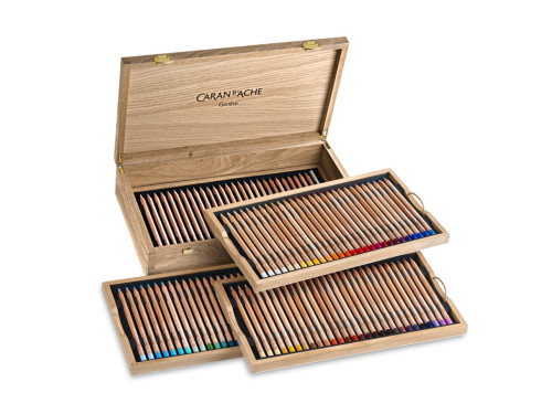 Zestaw kredek ołówkowych Luminance w kasecie - Caran d'Ache - 112 szt.