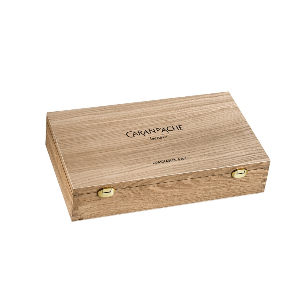 Zestaw kredek ołówkowych Luminance w kasecie - Caran d'Ache - 112 szt.