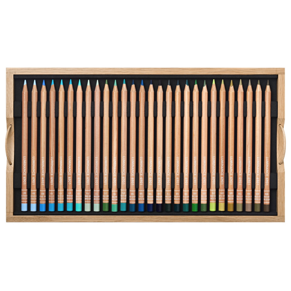 Zestaw kredek ołówkowych Luminance w kasecie - Caran d'Ache - 112 szt.