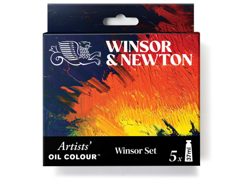 Zestaw farb olejnych Artists' Oil Colour Winsor - Winsor & Newton - 5 x 37 ml