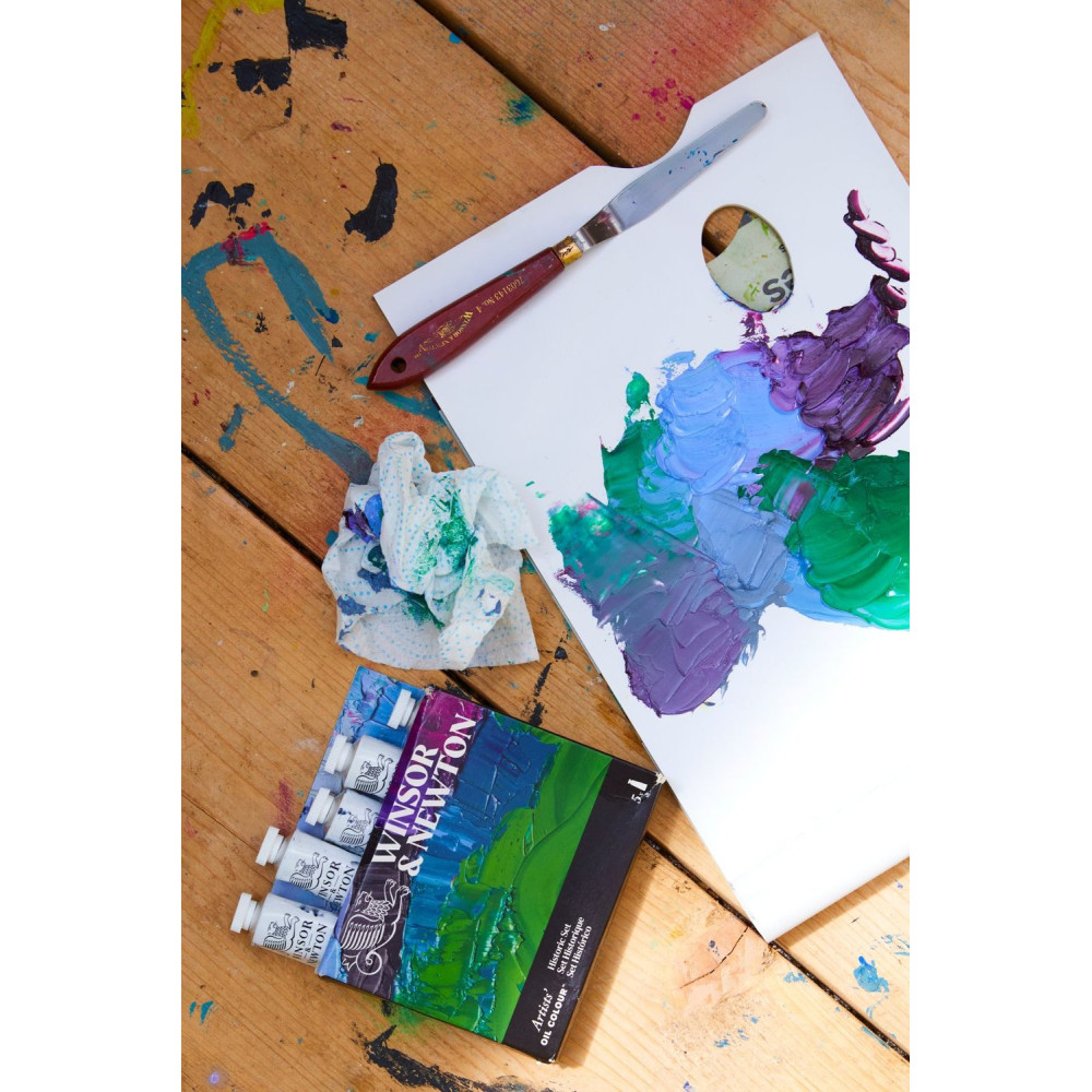 Set of Artists' Oil paints Historic - Winsor & Newton - 5 x 37 ml