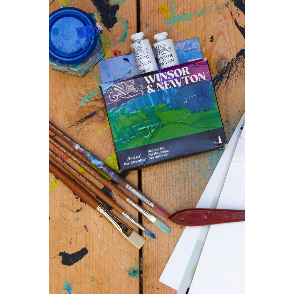 Zestaw farb olejnych Artists' Oil Colour Historic - Winsor & Newton - 5 x 37 ml