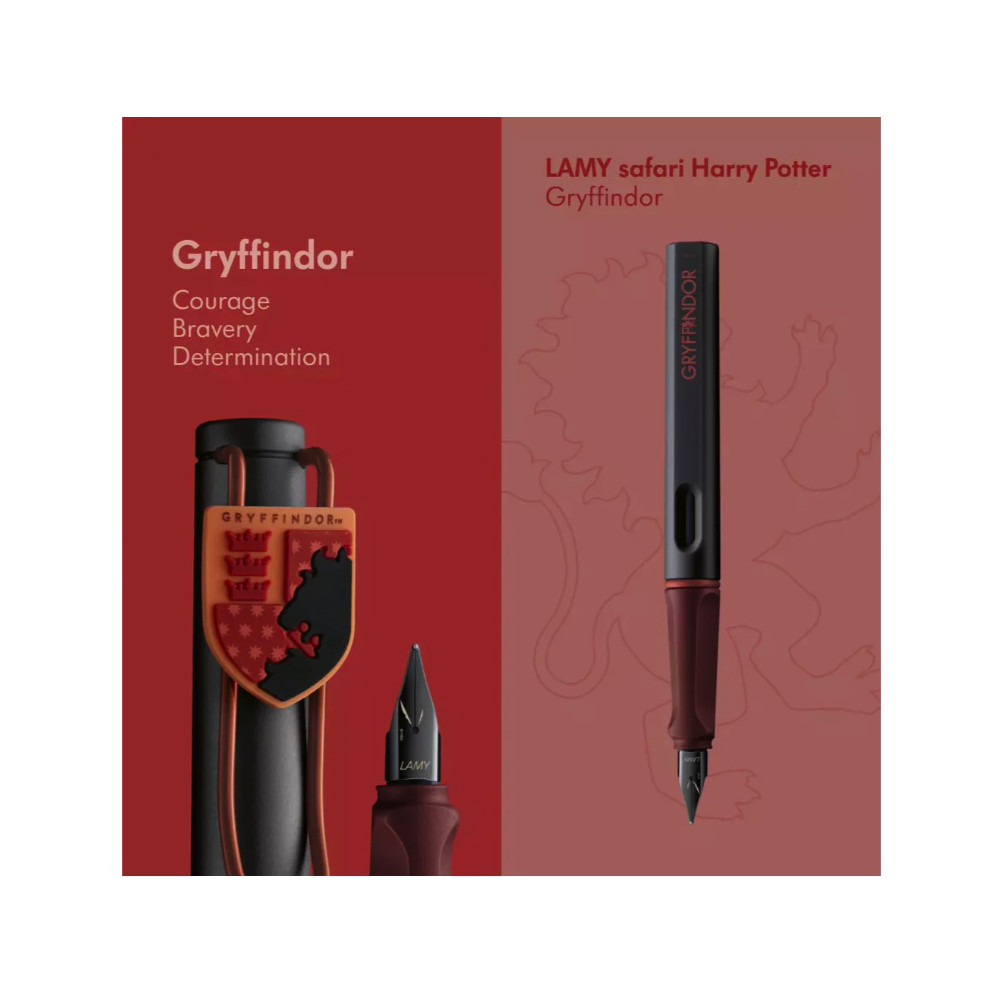 Pióro wieczne Safari Special Edition Harry Potter Gryffindor - Lamy - M