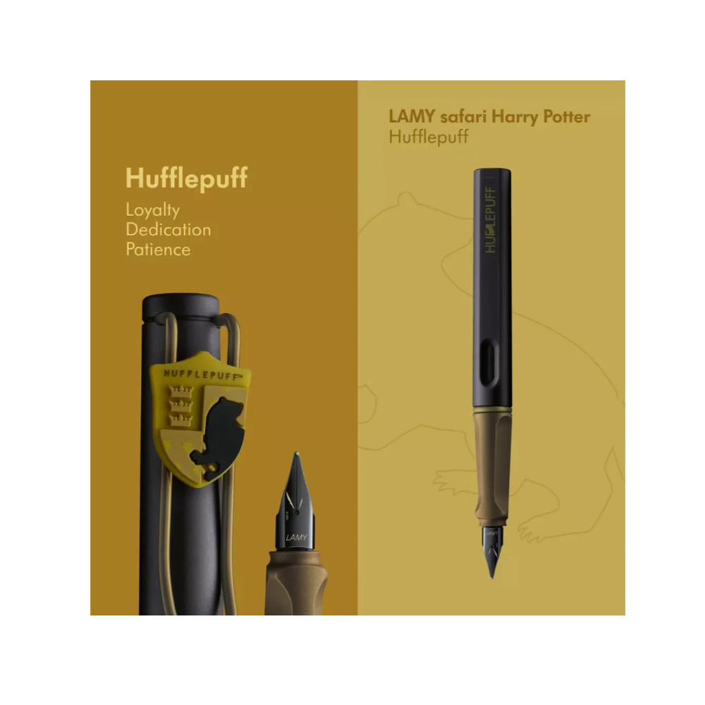 Pióro wieczne Safari Special Edition Hufflepuff - Lamy - F