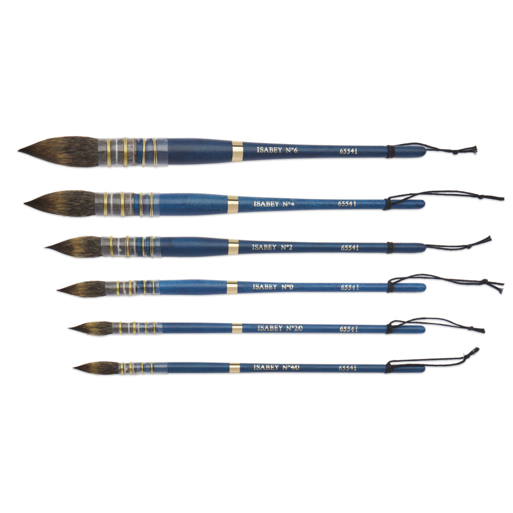 Pędzel mop syntetyczny Isacolor 6554i - Isabey - nr 2/0