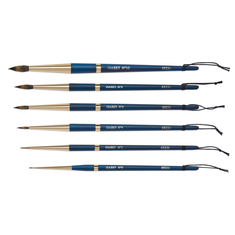 Round synthetic Isacolor 6521i brush - Isabey - no. 8