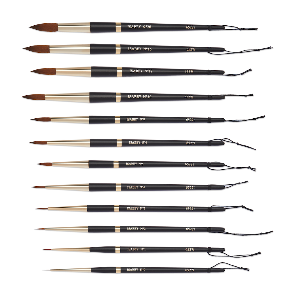 Round synthetic Isagold 6527i brush - Isabey - no. 12