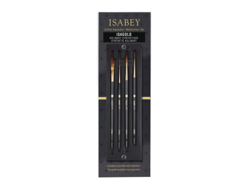 Set of synthetic Isagold brushes - Isabey - 4 pcs.