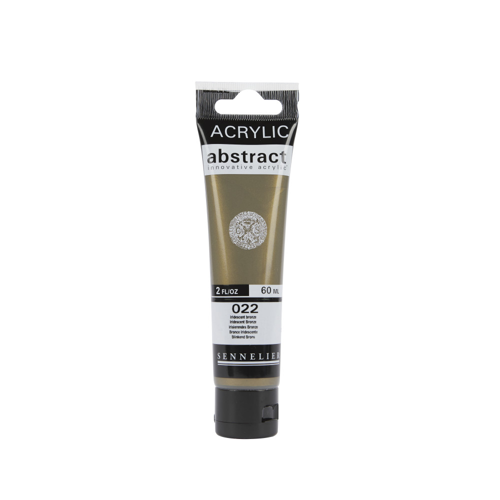 Abstract acrylic paint - Sennelier - 022 Iridescent Bronze 60 ml