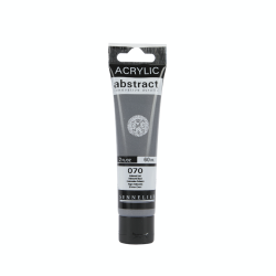 Abstract acrylic paint - Sennelier - 070 Iridescent Black 60 ml