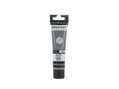 Abstract acrylic paint - Sennelier - 070 Iridescent Black 60 ml