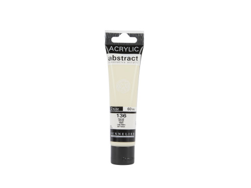 Abstract acrylic paint - Sennelier - 136 Titanium Buff 60 ml