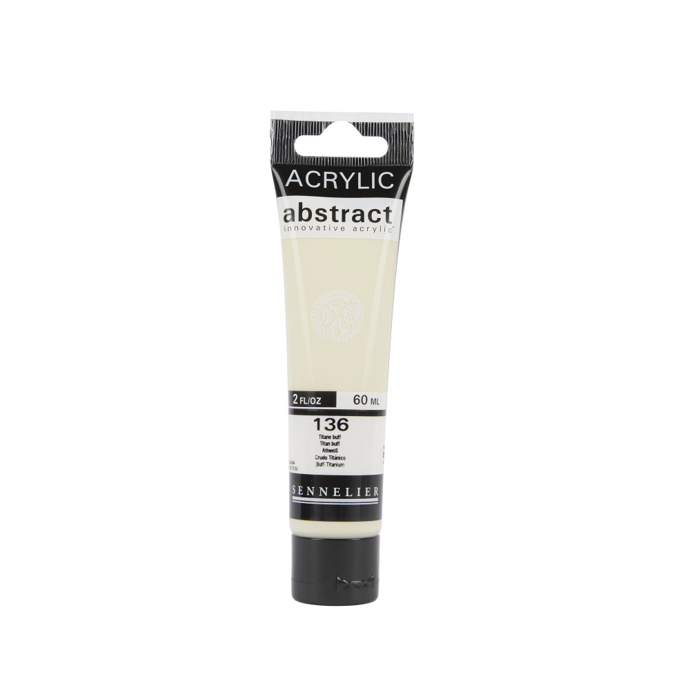 Farba akrylowa Abstract - Sennelier - 136 Titanium Buff 60 ml