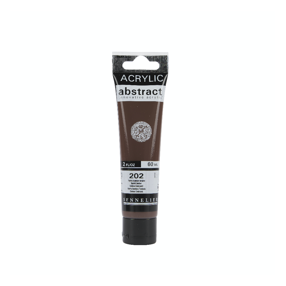 Farba akrylowa Abstract - Sennelier - 202 Burnt Umber 60 ml