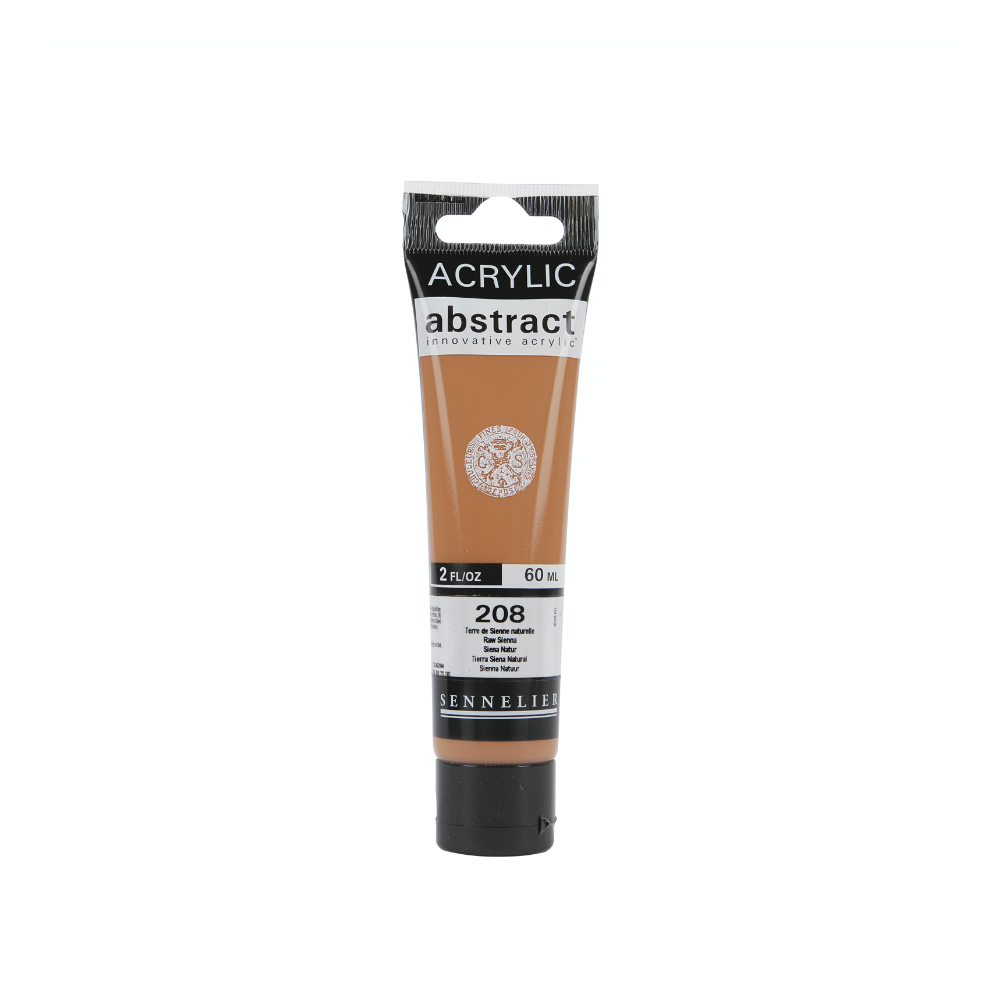 Abstract acrylic paint - Sennelier - 208 Raw Sienna 60 ml