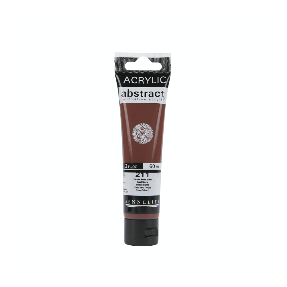 Farba akrylowa Abstract - Sennelier - 211 Burnt Sienna 60 ml