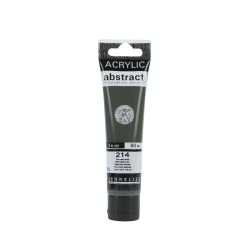 Abstract acrylic paint - Sennelier - 214 Burnt Green Earth 60 ml