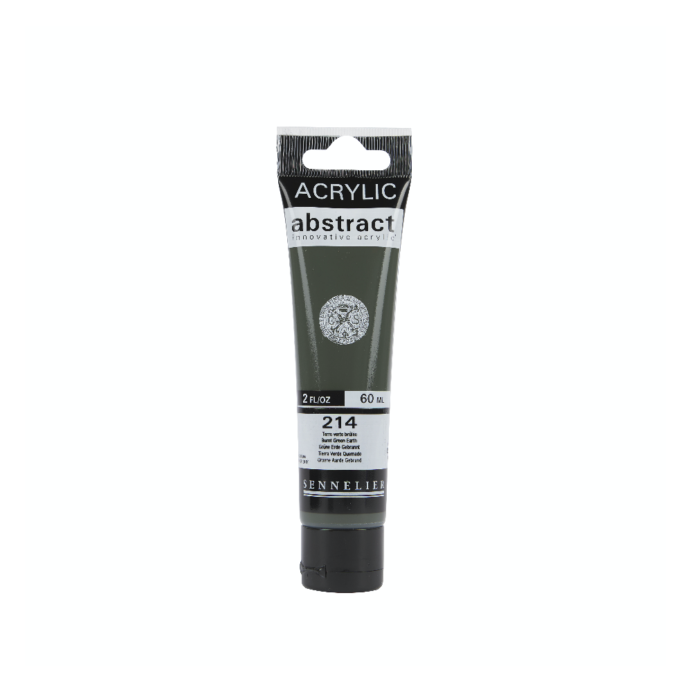 Farba akrylowa Abstract - Sennelier - 214 Burnt Green Earth 60 ml