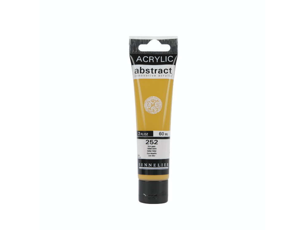 Abstract acrylic paint - Sennelier - 252 Yellow Ochre 60 ml