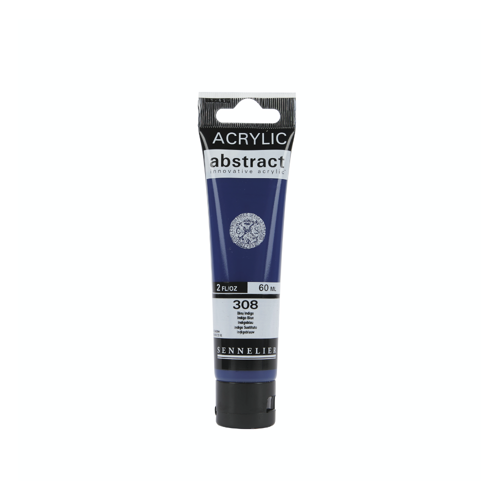 Abstract acrylic paint - Sennelier - 308 Indigo Blue 60 ml