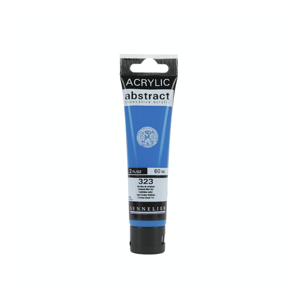 Abstract acrylic paint - Sennelier - 323 Cerulean Blue Hue 60 ml