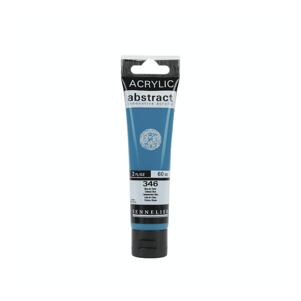 Abstract acrylic paint - Sennelier - 346 Chinese Blue 60 ml