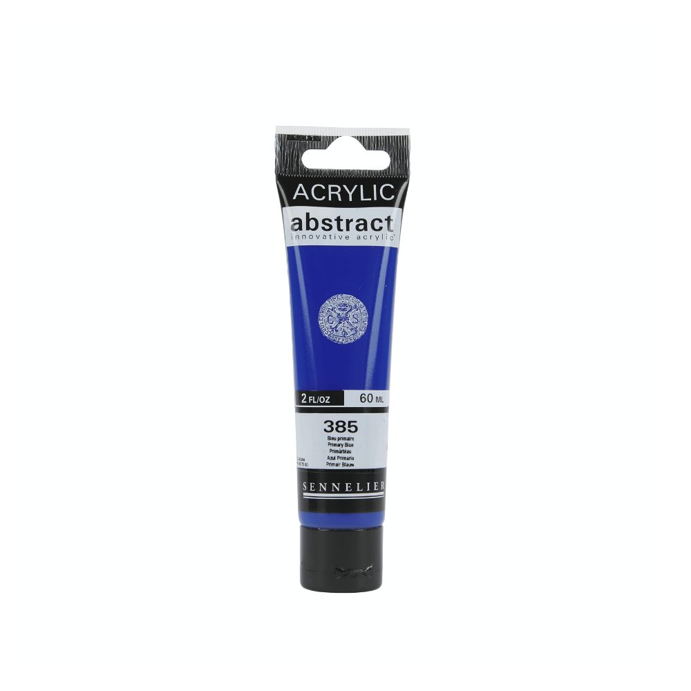 Abstract acrylic paint - Sennelier - 385 Primary Blue 60 ml